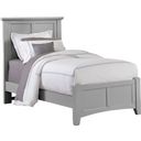 The appearance of Bonanza Gray Twin Mansion Bed designed by Vaughan Bassett in the transitional interior design. This gray piece of furniture was selected by 1StopBedrooms from Bonanza Collection to add a touch of cosiness and style into your home. Sku: BB26-338;BB26-833;BB26-900. Bed Type: Panel Bed. Bed Size: Twin. Material: Veneer.