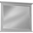 The appearance of Bonanza Gray Landscape Mirror designed by Vaughan Bassett in the transitional interior design. This gray piece of furniture  was selected by 1StopBedrooms from Bonanza Collection to add a touch of cosiness and style into your home. Sku: BB26-446. Material: Wood.