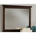 The appearance of Bonanza Merlot Landscape Mirror designed by Vaughan Bassett in the transitional interior design. This merlot piece of furniture  was selected by 1StopBedrooms from Bonanza Collection to add a touch of cosiness and style into your home. Sku: BB27-446. Material: Solid Hardwood.