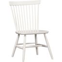 The appearance of Bonanza White Desk Chair designed by Vaughan Bassett in the transitional interior design. This white piece of furniture was selected by 1StopBedrooms from Bonanza Collection to add a touch of cosiness and style into your home. Sku: BB29-007. Material: Solid Hardwood.