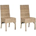 The appearance of Beacon Natural Rattan 18 Inch Side Chair Set of 2 designed by Safavieh in the country / farmhouse interior design. This natural piece of furniture was selected by 1StopBedrooms from Safavieh FOX Collection to add a touch of cosiness and style into your home. Sku: FOX6519A-SET2. Material: Rattan.
