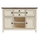 The appearance of Beacon Server In Smoky White And Peppercorn designed by A-America in the traditional interior design. This white piece of furniture was selected by 1StopBedrooms from Beacon Collection to add a touch of cosiness and style into your home. Sku: BEAPW9020. Material: Wood.