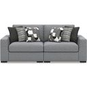 The appearance of Bealton 2-Piece Sectional Loveseat In Salt and Pepper designed by Signature Design by Ashley in the modern / contemporary interior design. This salt & pepper piece of furniture  was selected by 1StopBedrooms from Bealton Collection to add a touch of cosiness and style into your home. Sku: 6130564;6130565. Material: Polyester.