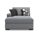 The appearance of Bealton Left-Arm Facing Corner Chaise In Salt & Pepper designed by Signature Design by Ashley in the modern / contemporary interior design. This salt & pepper piece of furniture was selected by 1StopBedrooms from Bealton Collection to add a touch of cosiness and style into your home. Sku: 6130516. Material: Performance Fabric.