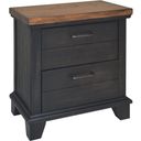 The appearance of Bear Creek Nightstand In Brown designed by Steve Silver in the transitional interior design. This brown piece of furniture was selected by 1StopBedrooms from Bear Creek Collection to add a touch of cosiness and style into your home. Sku: BC950NSB. Material: MDF.