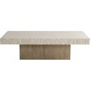 The appearance of Beauclair Cocktail Table In Flaxen designed by Bernhardt in the modern / contemporary interior design. This flaxen piece of furniture  was selected by 1StopBedrooms from Beauclair Collection to add a touch of cosiness and style into your home. Sku: 550021. Material: Concrete.