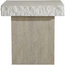 The appearance of Beauclair Side Table In Flaxen designed by Bernhardt in the modern / contemporary interior design. This flaxen piece of furniture  was selected by 1StopBedrooms from Beauclair Collection to add a touch of cosiness and style into your home. Sku: 550111. Material: Concrete.