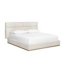 Beckham King Platform Bed In Chacha Cream