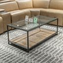 The appearance of Bedford Cocktail Table In Weathered Oak designed by Liberty in the transitional interior design. This weathered oak piece of furniture  was selected by 1StopBedrooms from Bedford Collection to add a touch of cosiness and style into your home. Sku: 817-OT1010. Material: MDF.