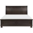 Begonia King Storage Platform Bed