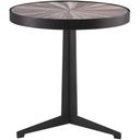 The appearance of Beka 19 Inch Round End Table with Tempered Glass Top In Maroon designed by Armen Living in the transitional interior design. This maroon piece of furniture  was selected by 1StopBedrooms from Beka Collection to add a touch of cosiness and style into your home. Sku: LCBECOMRNTOP;LCBECOMRNBS. Material: Glass.