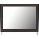 The appearance of Belachime Black Bedroom Mirror designed by Signature Design by Ashley in the transitional interior design. This charcoal piece of furniture was selected by 1StopBedrooms from Belachime Collection to add a touch of cosiness and style into your home. Sku: B2589-36. Material: Glass.