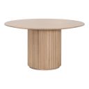 Bronze Bay Belfast 54 Inch Round Dining Table In Natural Oak