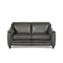 The appearance of Belfast Leather Loveseat In Ash designed by Hydeline in the traditional interior design. This ash piece of furniture  was selected by 1StopBedrooms from Belfast Collection to add a touch of cosiness and style into your home. Sku: 6991-20-5858. Material: Leather.