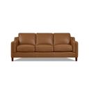The appearance of Bella Leather Sofa In Cognac designed by Hydeline in the modern / contemporary interior design. This cognac piece of furniture was selected by 1StopBedrooms from Bella Collection to add a touch of cosiness and style into your home. Sku: 69932-30V02-LS2523. Material: Leather.