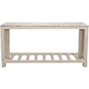 The appearance of Bellamy Marble Console Table In Sur Tone designed by Moti in the country / farmhouse interior design. This sur tone piece of furniture  was selected by 1StopBedrooms from Bellamy Collection to add a touch of cosiness and style into your home. Sku: 71705001. Material: Marble.