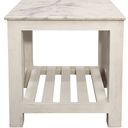The appearance of Bellamy Marble End Table In Sur Tone designed by Moti in the country / farmhouse interior design. This sur tone piece of furniture  was selected by 1StopBedrooms from Bellamy Collection to add a touch of cosiness and style into your home. Sku: 71704001. Material: Marble.
