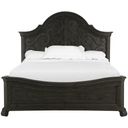 Bellamy King Shaped Panel Bed In Peppercorn