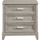 The appearance of Belmar Nightstand designed by Liberty in the modern / contemporary interior design. This taupe piece of furniture  was selected by 1StopBedrooms from Belmar Collection to add a touch of cosiness and style into your home. Sku: 902-BR61. Material: Rubberwood.