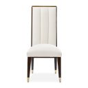 The appearance of Belmont Place Dining Side Chair Set of 2 In Espresso designed by Michael Amini in the transitional interior design. This espresso piece of furniture was selected by 1StopBedrooms from Belmont Place Collection to add a touch of cosiness and style into your home. Sku: N9085003-409. Material: Solid Wood.