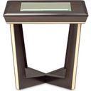 The appearance of Belmont Place End Table In Espresso designed by Michael Amini in the modern / contemporary interior design. This espresso piece of furniture was selected by 1StopBedrooms from Belmont Place Collection to add a touch of cosiness and style into your home. Sku: N9085202-409. Material: Solid Wood.