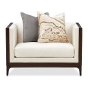 Belmont Place Matching Chair In Cream and Espresso