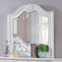 The appearance of Belva Mirror In White designed by Furniture of America in the traditional interior design. This white piece of furniture was selected by 1StopBedrooms from Belva Collection to add a touch of cosiness and style into your home. Sku: CM7174M. Material: Wood.