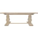 Benedict Rectangle Dining Table In White Wash