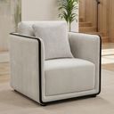 The appearance of Benilde Chair In Taupe designed by Furniture of America in the modern / contemporary interior design. This taupe piece of furniture  was selected by 1StopBedrooms from Benilde Collection to add a touch of cosiness and style into your home. Sku: FM67004TP-CH. Material: Chenille.