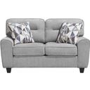 The appearance of Bennett Loveseat In Gray designed by Homelegance in the modern / contemporary interior design. This gray piece of furniture was selected by 1StopBedrooms from Bennett Collection to add a touch of cosiness and style into your home. Sku: 8416GY-2. Material: Chenille.