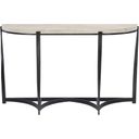 The appearance of Berkshire Console Table designed by Bernhardt in the transitional interior design. This stone/aged pewter piece of furniture  was selected by 1StopBedrooms from Berkshire Collection to add a touch of cosiness and style into your home. Sku: 405910. Material: Steel.