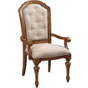 The appearance of Berkshire Diamond Arm Chair Set of 2 designed by American Drew in the traditional interior design. This medium stain piece of furniture  was selected by 1StopBedrooms from Berkshire Collection to add a touch of cosiness and style into your home. Sku: 011-637. Material: Wood.