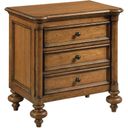 The appearance of Berkshire Martin Nightstand designed by American Drew in the traditional interior design. This medium stain piece of furniture was selected by 1StopBedrooms from Berkshire Collection to add a touch of cosiness and style into your home. Sku: 011-420. Material: Wood.