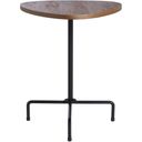 Berlin Tripod Side Table in Walnut and Black