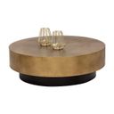 Bernaby Coffee Table In Antique Brass
