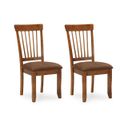 The appearance of Berringer Side Chairs Set of 2 designed by Signature Design by Ashley in the transitional interior design. This rustic brown piece of furniture  was selected by 1StopBedrooms from Berringer Collection to add a touch of cosiness and style into your home. Sku: D199-01. Material: Fabric.