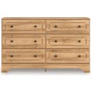 The appearance of Bestmere Dresser In Warm Brown designed by Signature Design by Ashley in the traditional interior design. This warm brown piece of furniture was selected by 1StopBedrooms from Bestmere Collection to add a touch of cosiness and style into your home. Sku: NCB1075-31. Material: Wood.