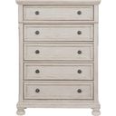 The appearance of Bethel Wire Brushed White Chest designed by Homelegance in the transitional interior design. This white piece of furniture was selected by 1StopBedrooms from Bethel Collection to add a touch of cosiness and style into your home. Sku: 2259W-9. Material: Wood.