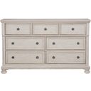 The appearance of Bethel Wire Brushed White Dresser designed by Homelegance in the transitional interior design. This white piece of furniture was selected by 1StopBedrooms from Bethel Collection to add a touch of cosiness and style into your home. Sku: 2259W-5. Material: Wood.