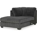 The appearance of Biddeford LAF Corner Chaise In Shadow designed by Signature Design by Ashley in the modern / contemporary interior design. This shadow piece of furniture was selected by 1StopBedrooms from Biddeford Collection to add a touch of cosiness and style into your home. Sku: 3550416. Material: Fabric.