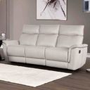 The appearance of Bienne Sofa In Taupe designed by Furniture of America in the transitional interior design. This taupe piece of furniture was selected by 1StopBedrooms from Bienne Collection to add a touch of cosiness and style into your home. Sku: FM69002TP-SF-M. Material: Leather Match.