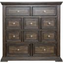 The appearance of Big Valley 10 Drawer Chesser In Brown designed by Liberty in the traditional interior design. This brown piece of furniture was selected by 1StopBedrooms from Big Valley Collection to add a touch of cosiness and style into your home. Sku: 361-BR32. Material: Rubberwood.