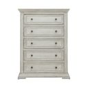 The appearance of Big Valley Drawer Chest designed by Liberty in the traditional interior design. This white piece of furniture was selected by 1StopBedrooms from Big Valley Collection to add a touch of cosiness and style into your home. Sku: 361W-BR41. Material: Rubberwood.