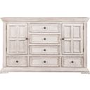 The appearance of Big Valley Drawer Dresser designed by Liberty in the traditional interior design. This white piece of furniture was selected by 1StopBedrooms from Big Valley Collection to add a touch of cosiness and style into your home. Sku: 361W-BR31. Material: Rubberwood.
