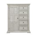 The appearance of Big Valley White Door Chest designed by Liberty in the traditional interior design. This white piece of furniture was selected by 1StopBedrooms from Big Valley Collection to add a touch of cosiness and style into your home. Sku: 361W-BR42. Material: Rubberwood.