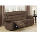The appearance of Bill Contemporary Upholstery Sofa In Brown designed by AC Pacific in the modern / contemporary interior design. This brown piece of furniture was selected by 1StopBedrooms from Bill Collection to add a touch of cosiness and style into your home. Sku: BILL-BROWN-DRS. Material: Polyester.