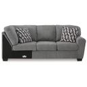 The appearance of Birkdale Court Right-Arm Facing Sofa In Gray designed by Signature Design by Ashley in the modern / contemporary interior design. This gray piece of furniture was selected by 1StopBedrooms from Birkdale Court Collection to add a touch of cosiness and style into your home. Sku: 3240267. Material: Fabric.