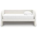 The appearance of Birkmore Twin Upholstered Day Bed In Tan and White designed by Signature Design by Ashley in the transitional interior design. This tan/white piece of furniture was selected by 1StopBedrooms from Birkmore Collection to add a touch of cosiness and style into your home. Sku: NCB1566-180;NCB1566-181. Bed Type: Daybed. Bed Size: Twin.