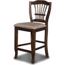 The appearance of Bixby Counter Chair Set of 2 In Espresso designed by New Classic in the traditional interior design. This espresso piece of furniture was selected by 1StopBedrooms from Bixby Collection to add a touch of cosiness and style into your home. Sku: D2541-22. Material: Wood.