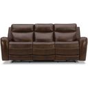 The appearance of Blair Power Reclining Sofa In Cognac designed by Liberty in the transitional interior design. This cognac piece of furniture was selected by 1StopBedrooms from Blair Collection to add a touch of cosiness and style into your home. Sku: 7005CG-32P. Material: Plywood.